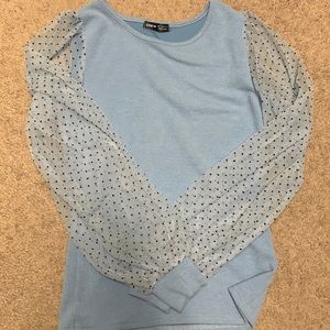 Shein, size small and color baby blue